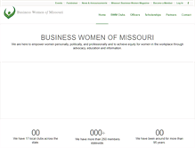 Tablet Screenshot of businesswomenmo.org